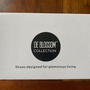 De Blossom collection Silver Sparkle shoe